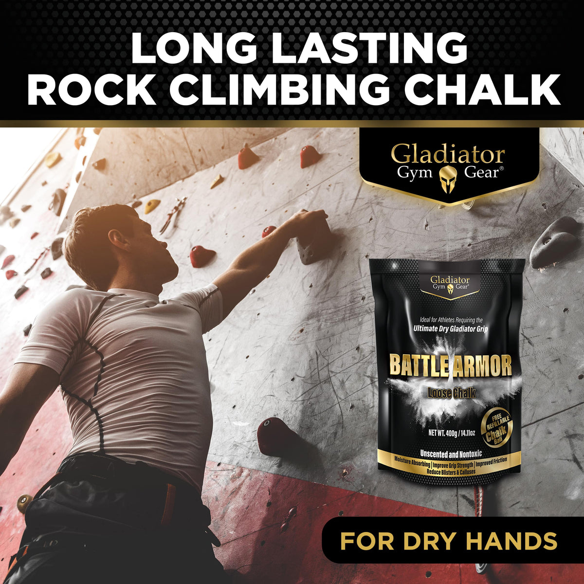 A6) Bear Claw Liquid Chalk - Gym, Basketball, Rock Climbing, Weightli –  Gridiron Grip